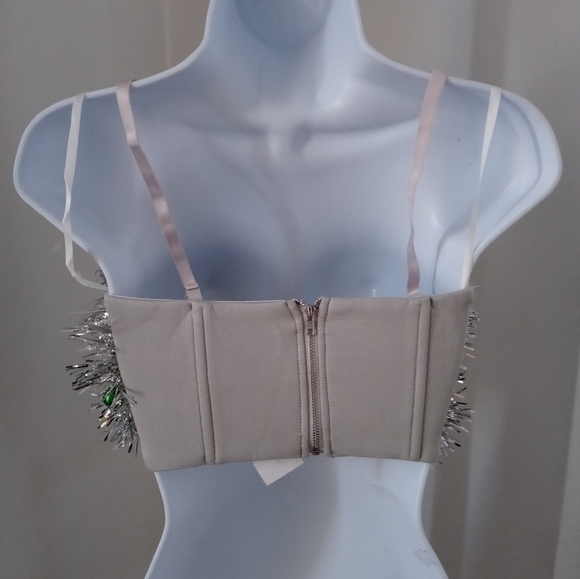 Akira JINGLE BELLS SILVER BUSTIER - Picture 3 of 4